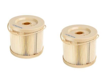 Volvo Penta 10 micron fuel filter insert twin pack, part number 861014