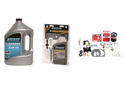 Mariner and Mercury 300 hour maintenance service kit with lubricants for 40-60 HP EFI 4 Stroke outboard