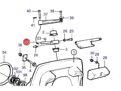 Volvo Penta Steering Arm, Part Number 853017